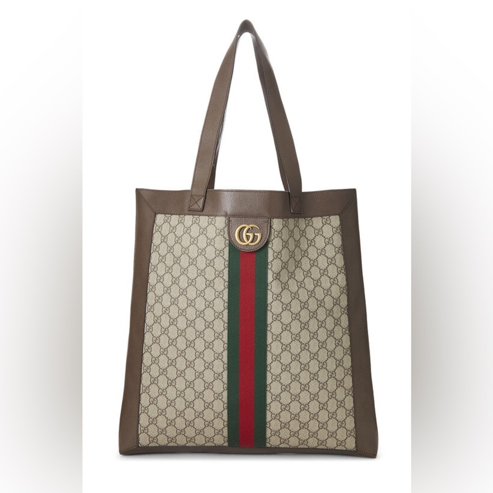 Authentic Gucci SUPREME CANVAS OPHIDIA TOTE LARGE